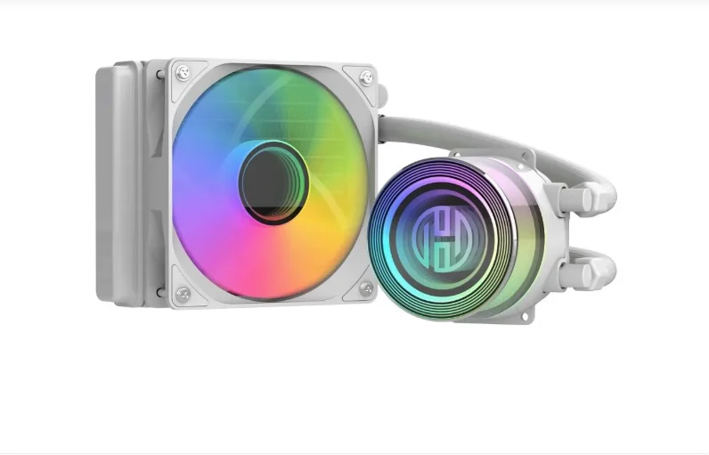 Cooler Water Branco + Rgb Hoopson Cl-220b 1600rpm / 135w / 1 fan Cod: 4416